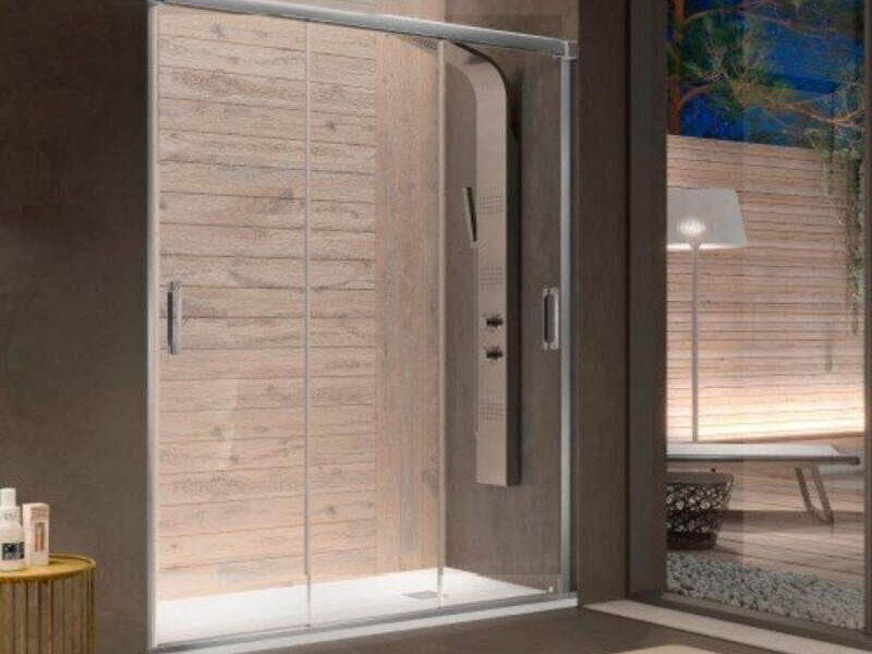 Puertas de duchas PA kaleb - Vidrios y aluminios kaleb | Construex