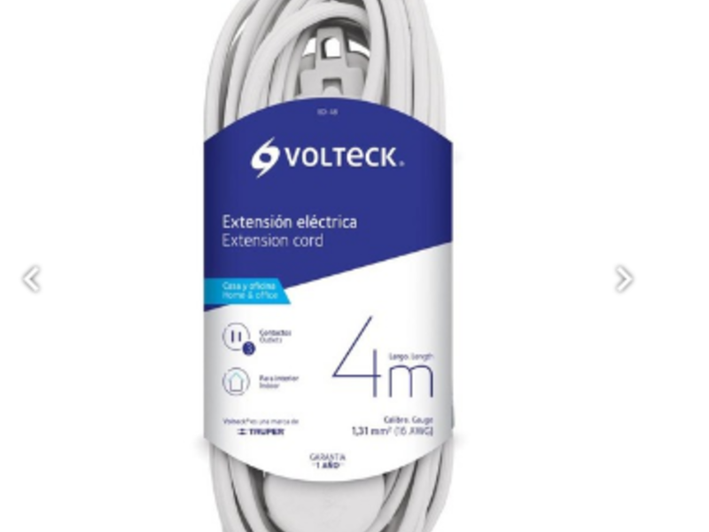 Extension electrica blanca voltech Hopsa David Construex
