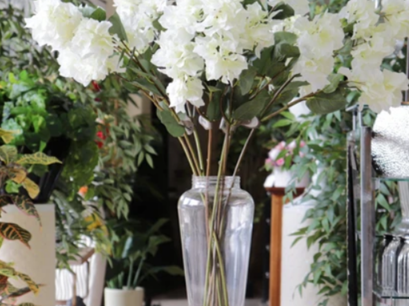 Flores Artificiales blancas - SOS Décor | Construex