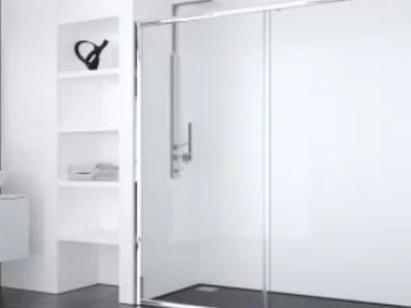 Puertas corredizas para baño - The glass house | Construex