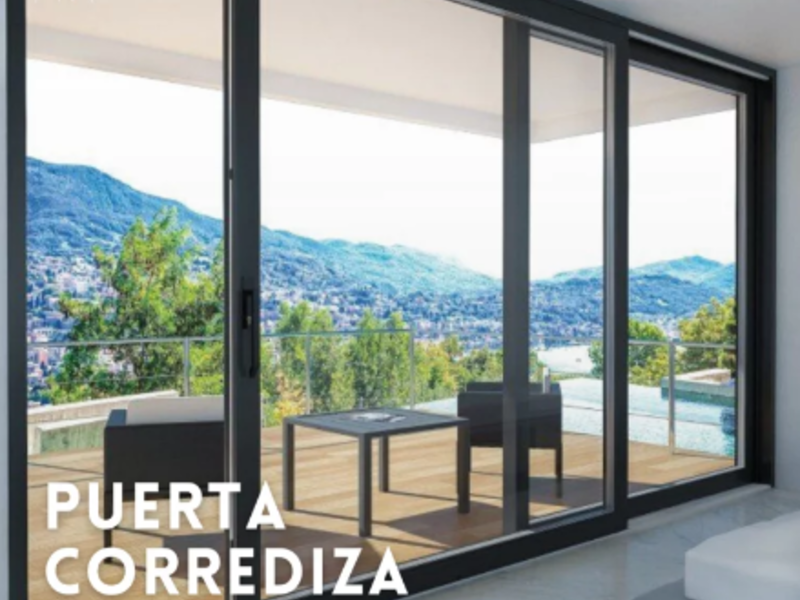 Puerta Corrediza - The glass house | Construex